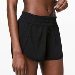 Lululemon Tracker Short V 4" SZ 8 Black